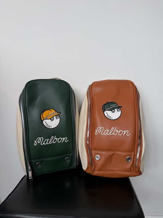 Malbon Other - Malbon Golf Shoe Bag | PU Leather | Large Capacity Breathable Shoe Case